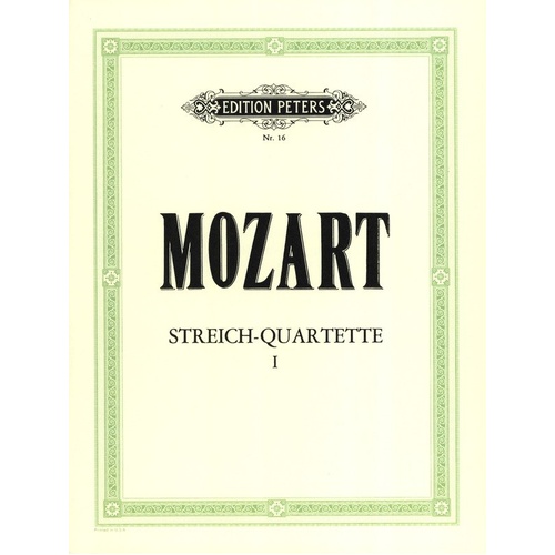 Mozart - String Quartets Vol. 1 for String Quartet by Edition Peters