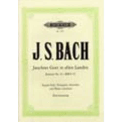Cantata No 51 (Ger) Sop/Piano Jachzet Gott In Alle (Softcover Book)
