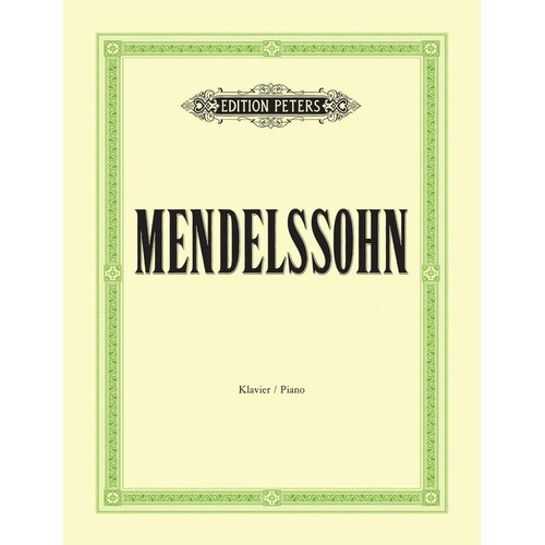 Variations Serieuses Op 54 (Softcover Book)