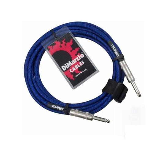 DiMARZIO EP1710EB Guitar Cable 10FT Electric blue