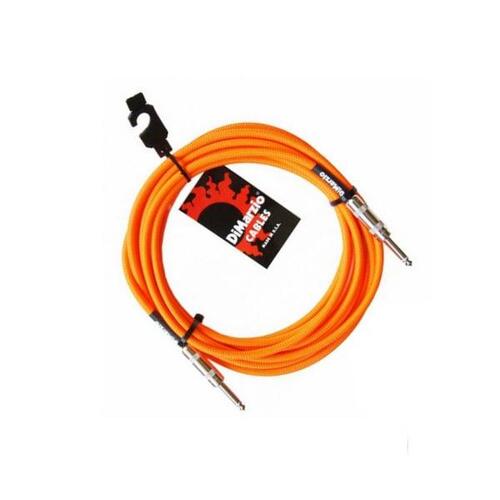 DiMARZIO EP1710NO Guitar Cable 10FT Neon orange