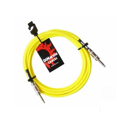 DiMARZIO EP1710NY Guitar Cable 10FT Neon yellow