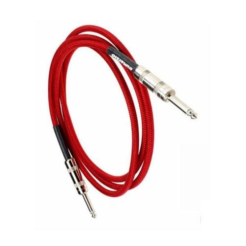 DiMARZIO EP1710R Guitar Cable 10FT Red