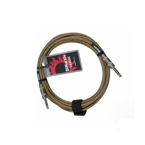 DiMARZIO EP1710VT Guitar Cable 10FT Vintage tweed