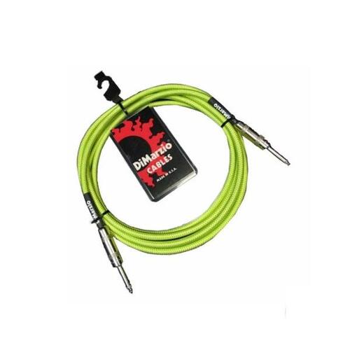 DiMARZIO EP1718NG Guitar Cable 18FT Neon green