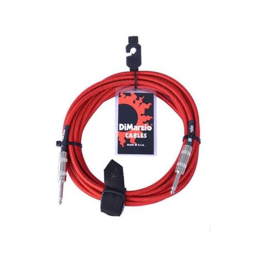 DiMARZIO EP1718R Guitar Cable 18FT Red