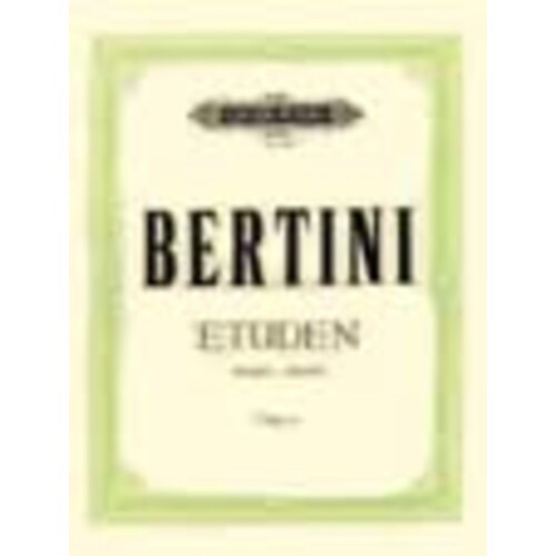 Bertini - 24 Studies Op 32 Vol 2 (Softcover Book)