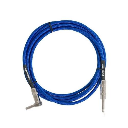 DiMarzio EP18EB 18ft Cable Straight-RA Electric Blue