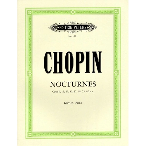 Chopin Nocturnes Edition Scholtz Pozniak for Piano Solo