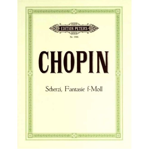 Scherzos Fantasy F Min Ed Scholtz Pozniak (Softcover Book)