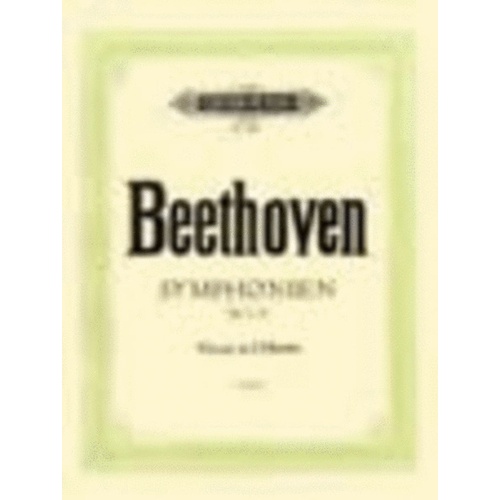 Beethoven - Symphonies Nos 1-5 Piano Arr Singer (Softcover Book)