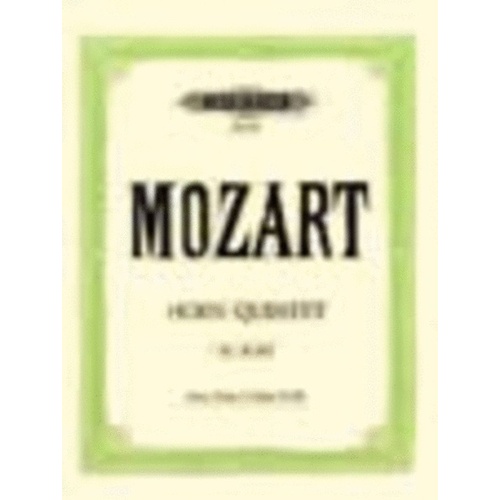 Quintet K407 E Flat French Horn/Strings (Music Score/Parts) Book