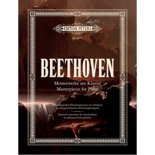Beethoven: Masterpieces for Piano - Piano Solo Collection, 144 Pages, Edition Peters