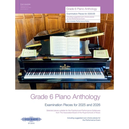 Grade 6 Piano Anthology 2025-2026 ABRSM Examination Pieces
