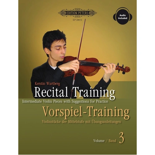 Recital Training Volume 3 Intermediate Violin Pieces BK/OLA