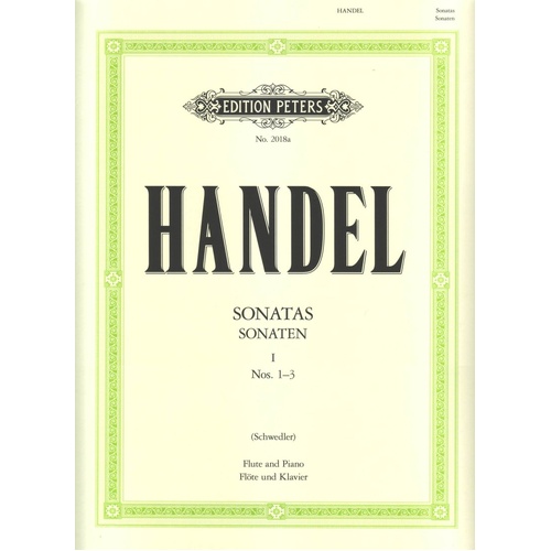Handel - Sonatas for Flute and Piano Vol. 1 Nos. 1-3 E Minor G Minor G Major