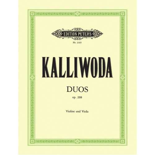 Duos 2 Op 208 Violin Viola (Softcover Book)