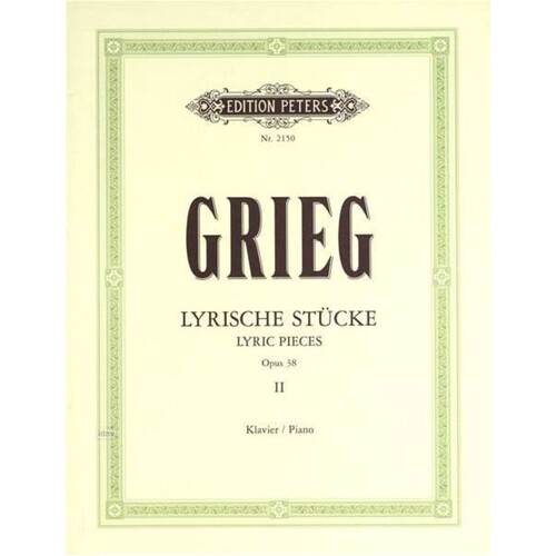 Grieg - Lyric Pieces Book 2 Op 38 (Softcover Book)