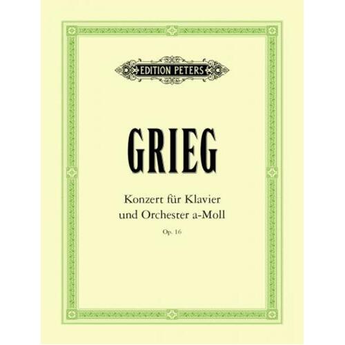 Grieg - Piano Concerto Op 16 A Min 2 Piano 4 Hands (Softcover Book)