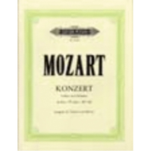 Concerto No. 6 E Flat K. 268 for Violin and Piano by Mozart, Edition Peters