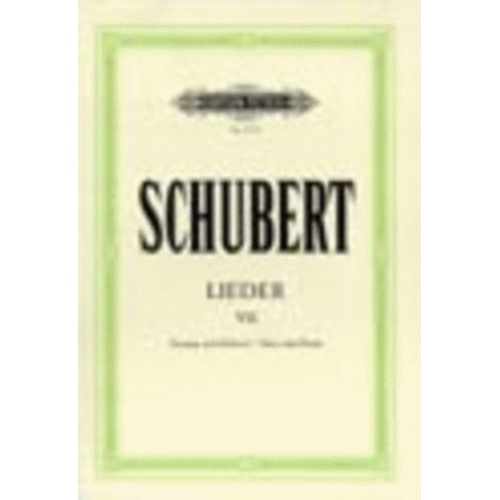 51 Songs Book 7 Original Keys Edition by Ed Friedlande for Voice - Franz Schubert, Vocal Score, Publisher: Edition Peters