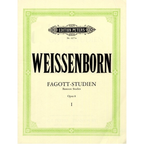 Weissenborn - Bassoon Studies Op. 8 Vol. 1