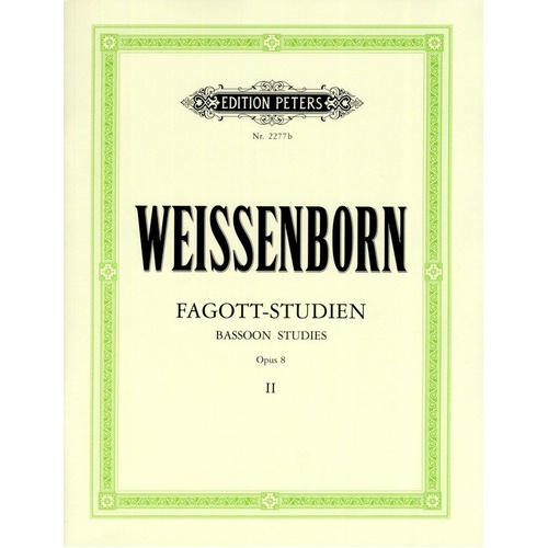 Weissenborn - Bassoon Studies Op. 8 Vol. 2 Advanced