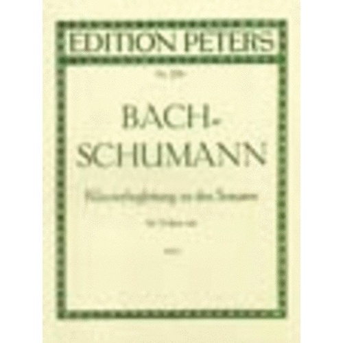Piano Accompaniment to Sonatas for Solo Violin Vol. 1 by Robert Schumann, Edition Peters