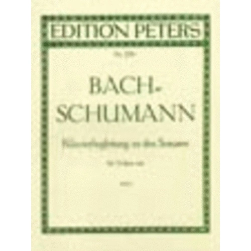 Piano Accompaniment to Sonatas for Solo Violin Vol 1 by Robert Schumann, Edition Peters