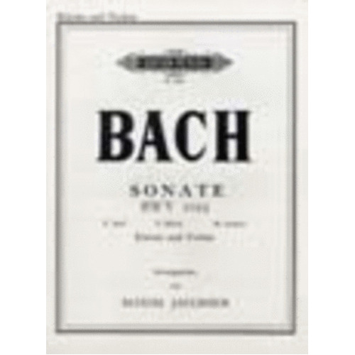 Sonata Bwv 1023 E Min Violin/Piano (Softcover Book)