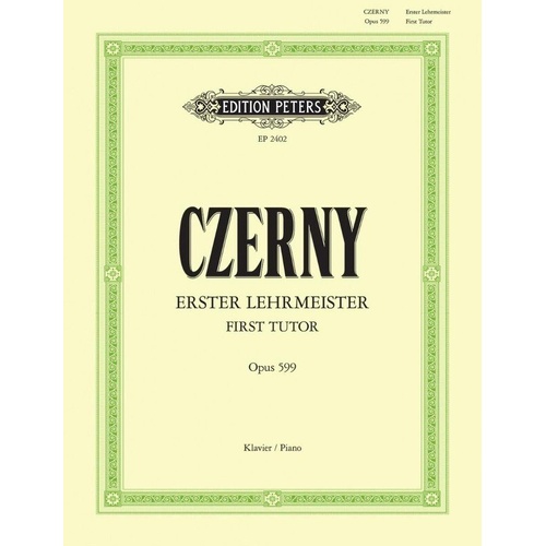 Czerny First Tutor Op. 599 - 100 Short Exercises for Piano
