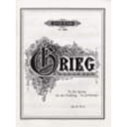 Grieg - To The Spring Op 43 No 6 Piano (Softcover Book)