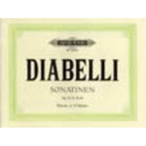 Diabelli - 5 Sonatinas Piano Duet (Softcover Book)
