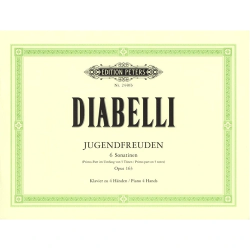 Diabelli - 6 Sonatinas Op. 163 Piano Duet Pleasures of Youth