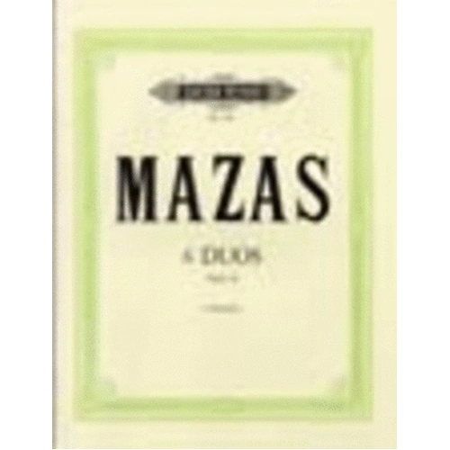 Mazas: 6 Easy Duets Op. 46 for 2 Violins, Edition Peters