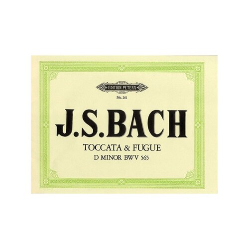 Bach - Toccata And Fugue D In Bwv 565 Solo Piano (Softcover Book)