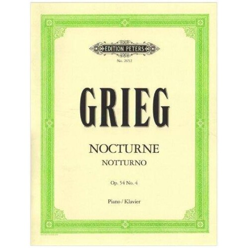 Grieg - Nocturne Op 54 No 4 (Softcover Book)