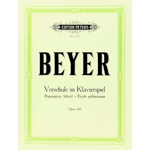 Beyer - Preparatory School Op 101 (Softcover Book)