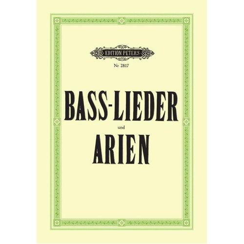 Bass Album 25 Lieder And Arias From Handel To Wolf (Softcover Book)
