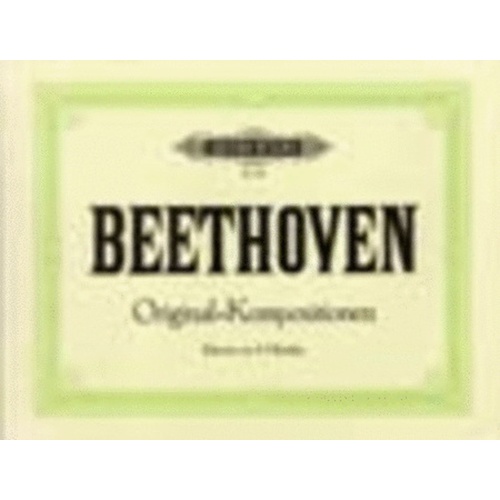 Beethoven - Original Compositions Piano Duet (Softcover Book)