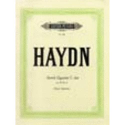 Haydn String Quartet Op. 76 No. 3 in C Major 'Emperor' - Edition Peters, 155 Pages