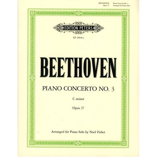 Beethoven Concerto No 3 in C Minor Op 37 Piano Solo Abridged Edition