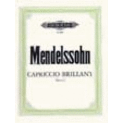 Capriccio Brillante Op 22 B Min 2 Piano 4 Hand (Softcover Book)