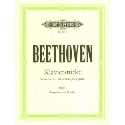 Beethoven - Album of Piano Pieces Volume 1 - Piano Solo Sheet Music Peters EP297A