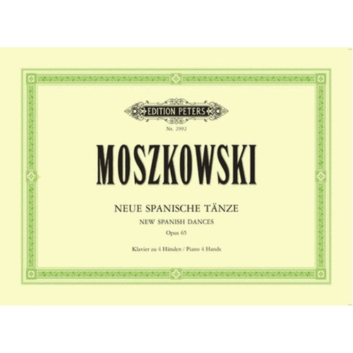 Moszkowski - New Spanish Dances Op 65 Piano Duet (Softcover Book)