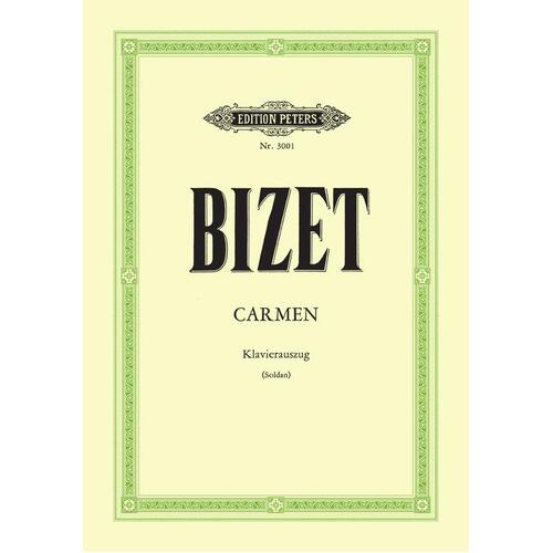 Bizet - Carmen Vocal Score German (Softcover Book)
