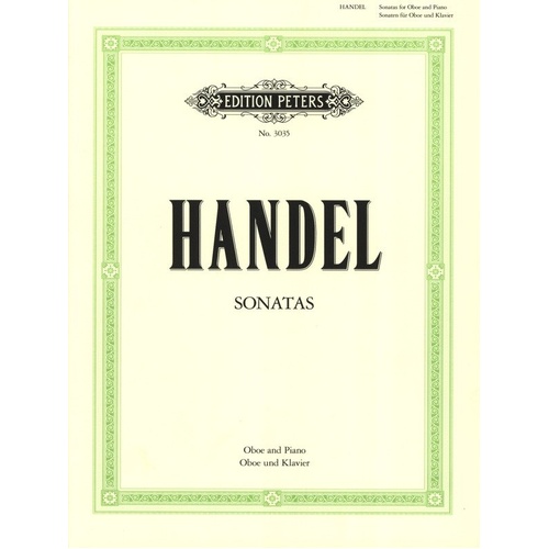 Handel - 2 Oboe Sonatas in C Minor HWV 366 & G Minor HWV 364a for Oboe and Piano