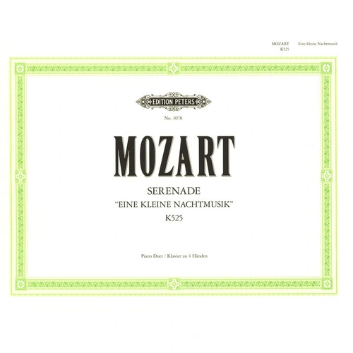 Mozart A Little Night Music K 525 Piano Duet Edition Peters