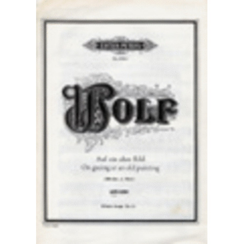 On Gazing At An Old Painting / Auf Ein Altes Bil (Softcover Book)