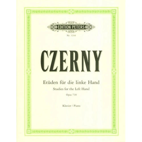 Czerny 24 Studies for the Left Hand Op. 718 for Piano Solo